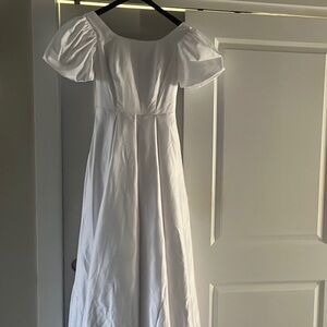 Elegant White Wedding Dress